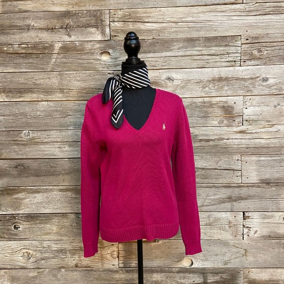🌺Classic V Neck Ralph Lauren Sweater🌺 - Picture 4 of 6
